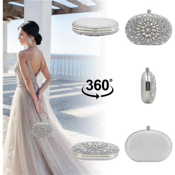 Clutch Purses Handbag for Women - Picture 2 of 8